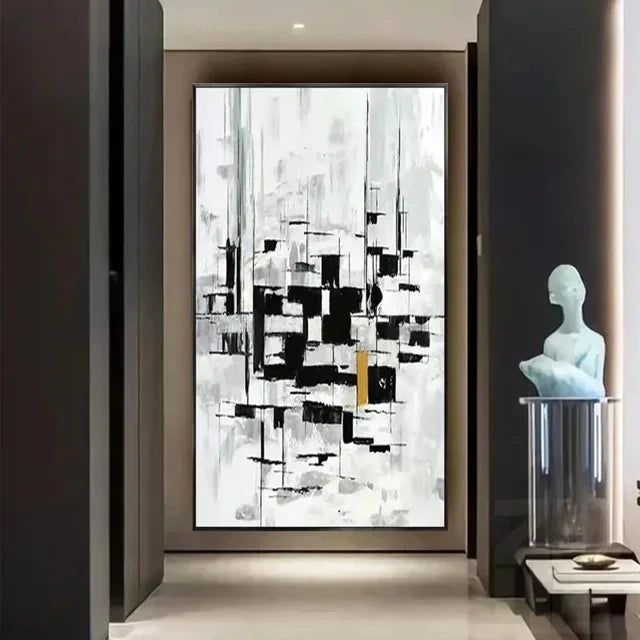 Handmade Abstract Oil Painting on Canvas Modern Large Wall Art for Living Room Bedroom Home Decoration