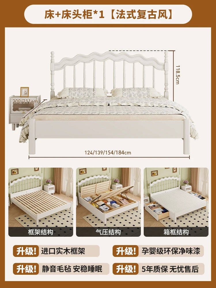 Children Baby Bed Modern Luxury Beauty Nordic Design Sun Sleeping Bed Beauty European Simple Girls Wooden Beliche Furniture