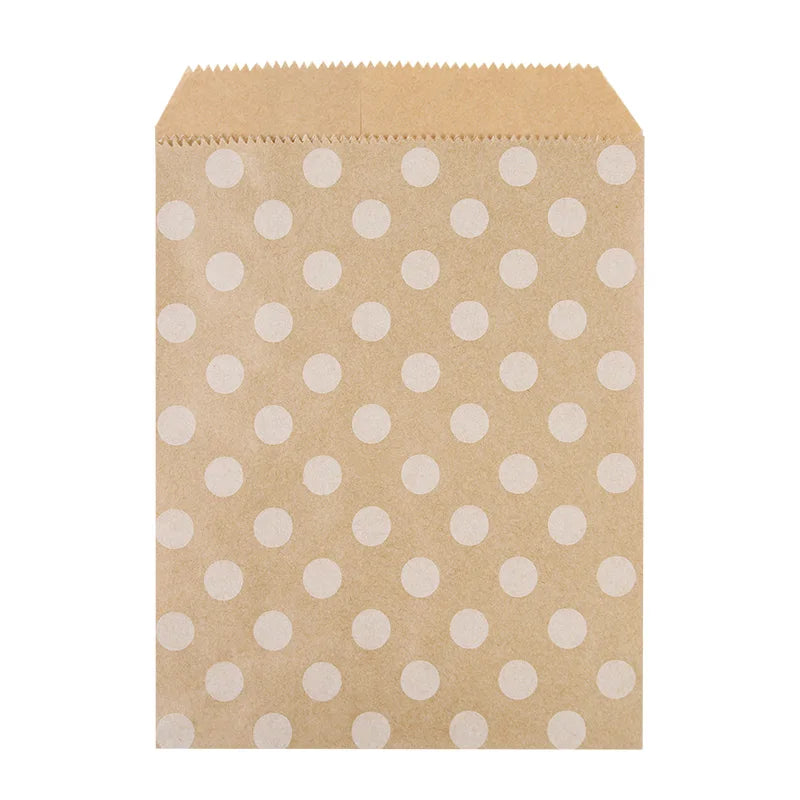 25/50pcs 13x18cm Thank You Kraft Paper Candy Bags Wedding Favors Biscuit Packaging Bag For Guest Birthday Party Decor Gift Pouch