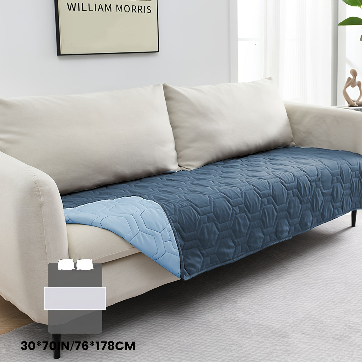 1 PC Dog Bed Cover And Pet Blanket Sofa Pet Bed Mat, Car Incontinence Mattress Protectors Furniture Couch Cover For Most Cats Dogs