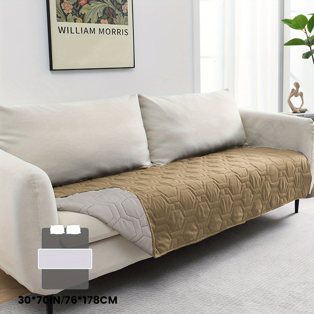 1 PC Dog Bed Cover And Pet Blanket Sofa Pet Bed Mat, Car Incontinence Mattress Protectors Furniture Couch Cover For Most Cats Dogs