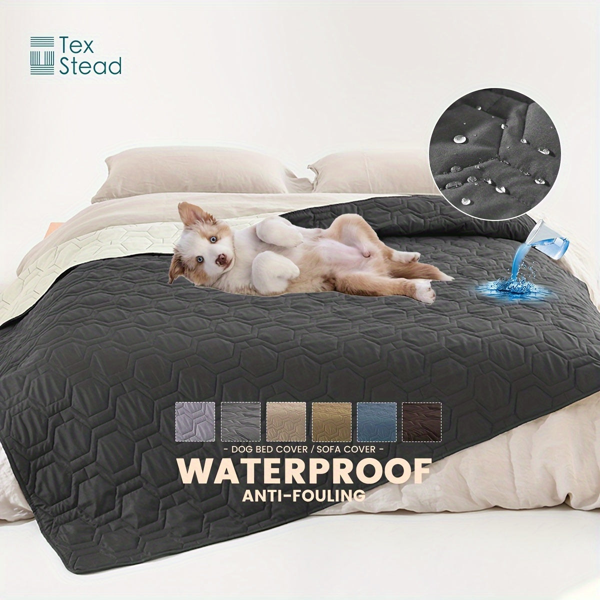 1 PC Dog Bed Cover And Pet Blanket Sofa Pet Bed Mat, Car Incontinence Mattress Protectors Furniture Couch Cover For Most Cats Dogs