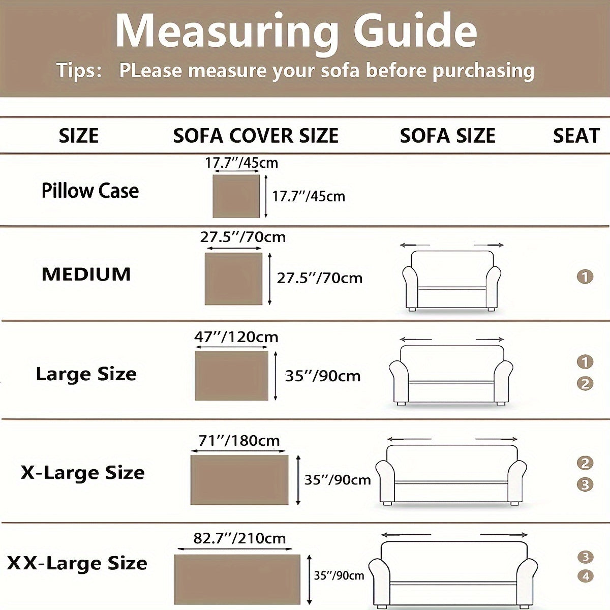 1pc Premium Thickened Sofa Slipcover - Non-Slip, Warm, Soft, and Stain-Resistant Furniture Protector for Bedroom, Office, Living Room, and Home Decor - Easy to Clean, Machine Washable, and Perfect for Pet Owners and Families