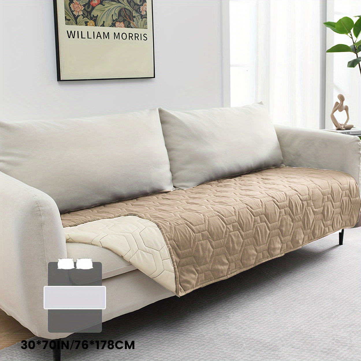 1 PC Dog Bed Cover And Pet Blanket Sofa Pet Bed Mat, Car Incontinence Mattress Protectors Furniture Couch Cover For Most Cats Dogs