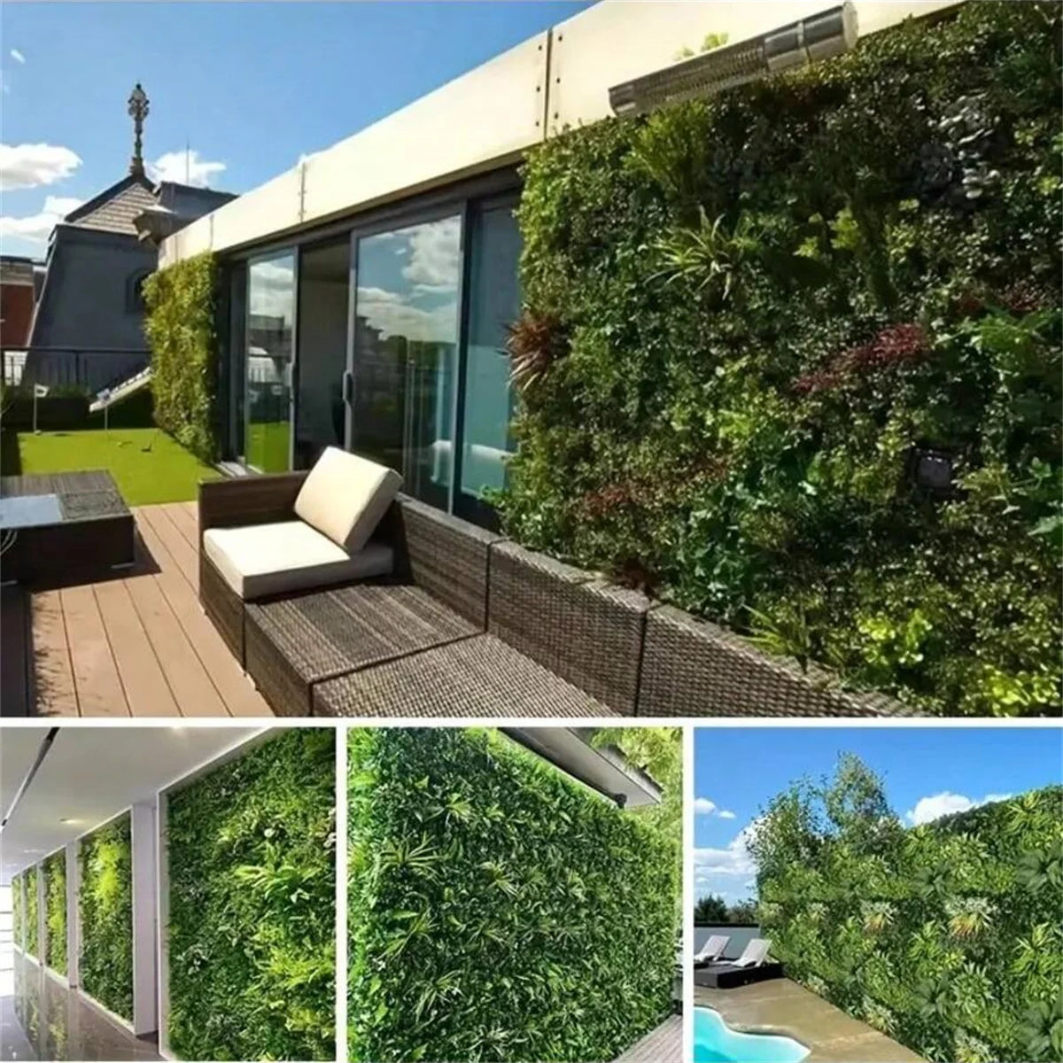 Artificial Plant Wall Green Plant Wall For Home Background Wall Door Decoration Plant Lawn Wall Grass Front Door Party Decor