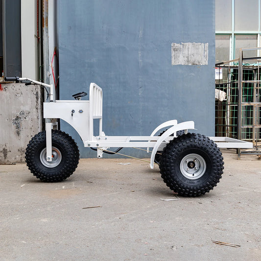 Wholesale Logistics Electric Flat Car Electric Trolley Electric Flat Trolley For Cargo Carrier Transport Flatbed Car