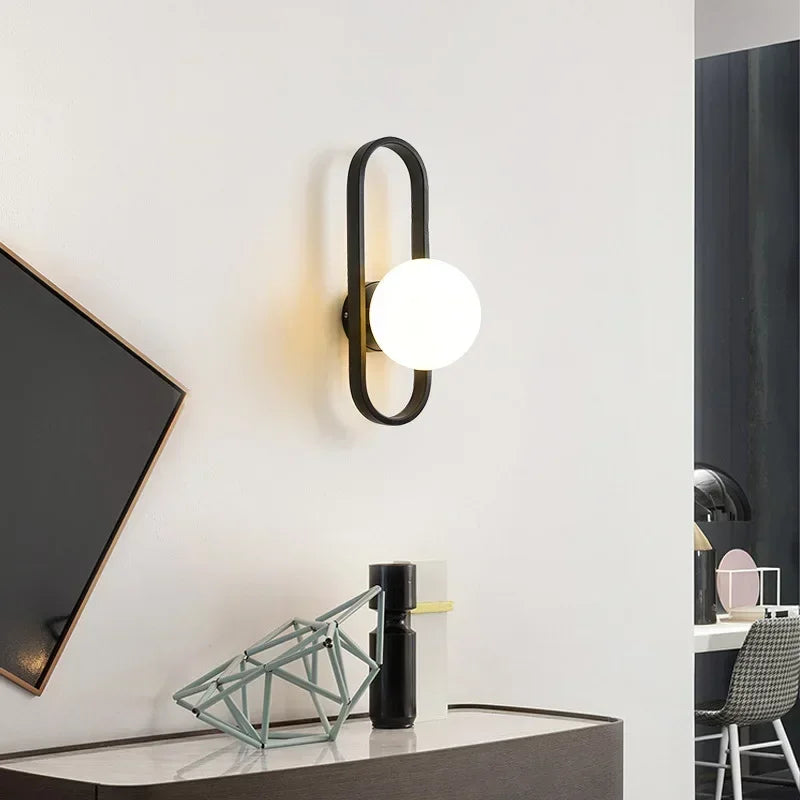 LED Wall Lamp For Luxury Living Room Bedroom Bedside Corridor Aisle Light Hotels Background Home Decorative Wall Sconce 12W
