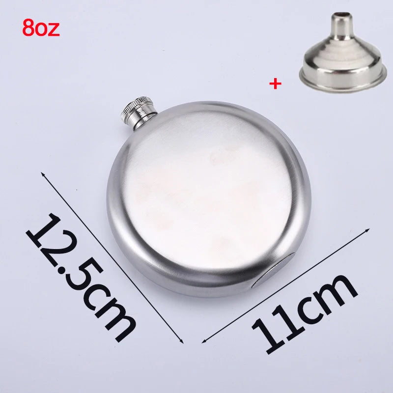 2/3/5/8Oz Vodka Whiskey Bottle Alcohol Hip Flasks Russian Round Wine Bottle groomsmen gifts Alcohol Flask Liquor Pot Accessories