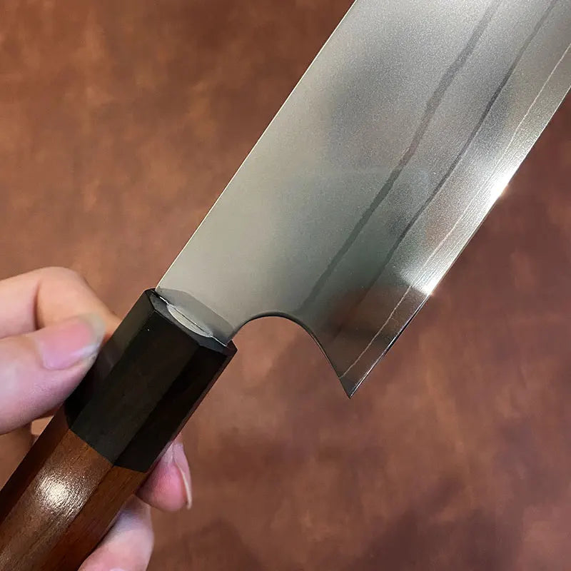 8 Inch Kiritsuke Knife Wood Handle 9 Layer Clad Steel Blade Sharp Chefs Cleaver Slicing 10Cr15CoMoV Kitchen Knives Cooking Tools