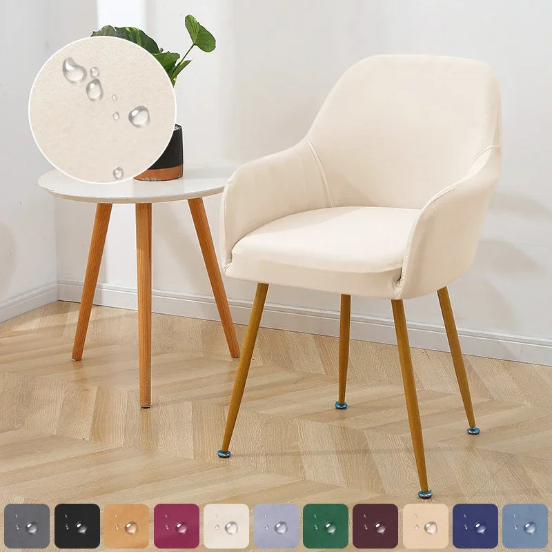 1PC Water Repellent Elastic Chair Cover Stretch High Armchair Covers Office Chairs Slipcover Seat Cover for Hotel Dining Room