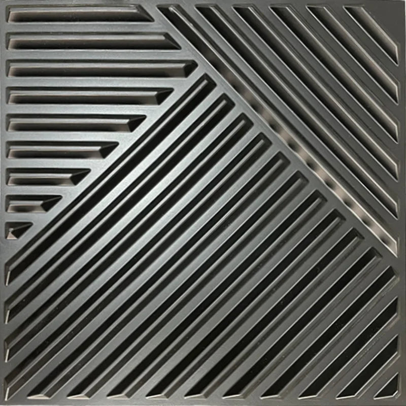 3D Textured PVC Wall Panels - Waterproof Decorative Wall for Living Spaces, Glossy Teak Finish Perfect for Modern Interiors