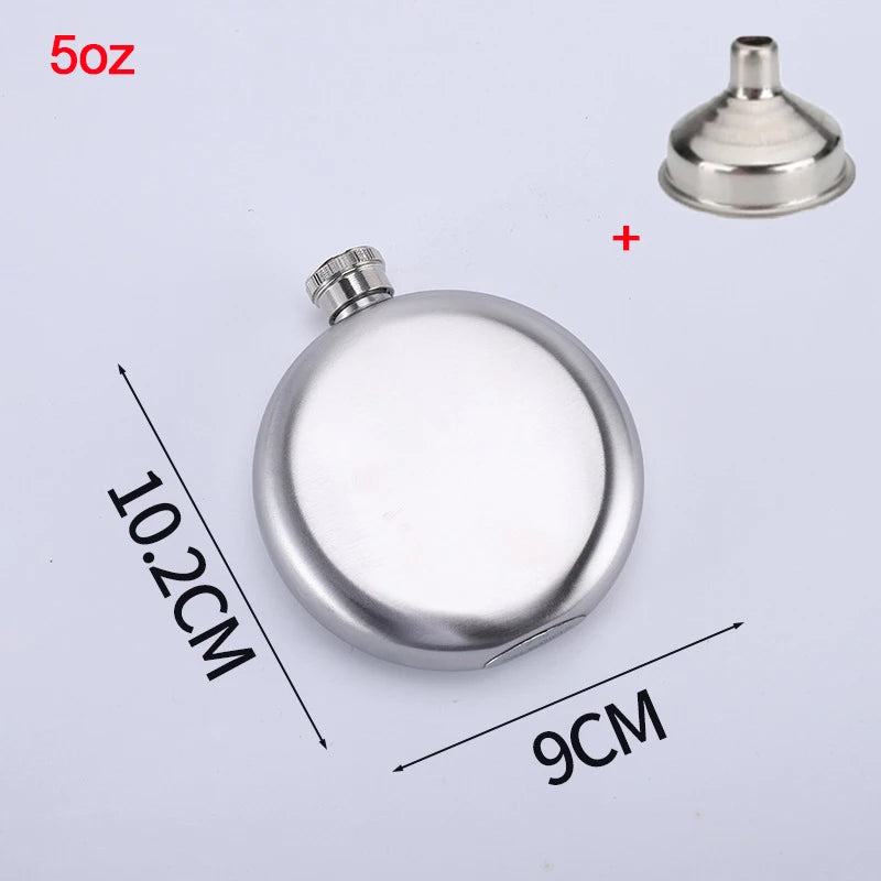 2/3/5/8Oz Vodka Whiskey Bottle Alcohol Hip Flasks Russian Round Wine Bottle groomsmen gifts Alcohol Flask Liquor Pot Accessories