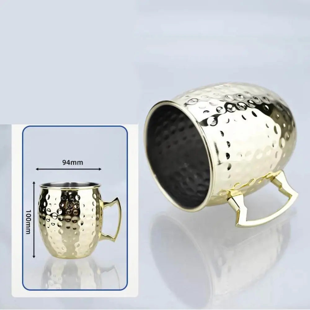 500ml Pure Copper Cup Handcrafted Moscow Mule Moscow Mule Mugs Brushed Appearance Thickened Mug Cup Mules Cocktails Coffee Beer