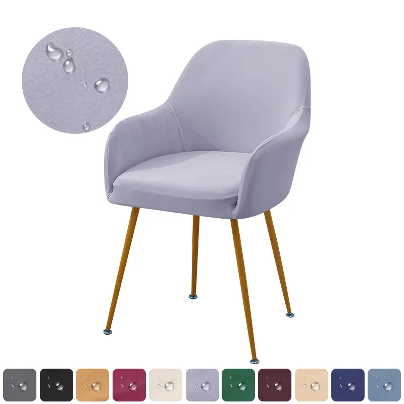 1PC Water Repellent Elastic Chair Cover Stretch High Armchair Covers Office Chairs Slipcover Seat Cover for Hotel Dining Room