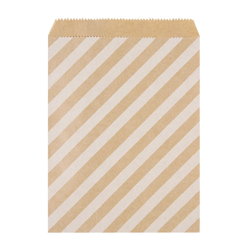 25/50pcs 13x18cm Thank You Kraft Paper Candy Bags Wedding Favors Biscuit Packaging Bag For Guest Birthday Party Decor Gift Pouch