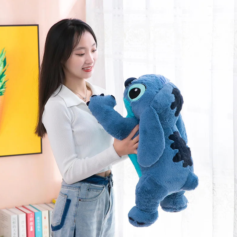 100cm Super Big Size Blue Stitch Plushie Anime Stuffed Doll Lilo & Stitch Cartoon Character Children's Pillow Kids Gift Toy