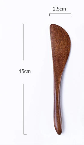 Solid Wood Jam Knifes Butter Knife Natural Bread Cake Knife Smooth Wooden Tableware Kitchen accessories нож для масла