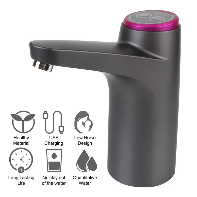 Automatic Electric Water Dispenser USB Barreled Water Pump Water bottle Gallon Drinking Bottle Switch Water Treatment Appliances