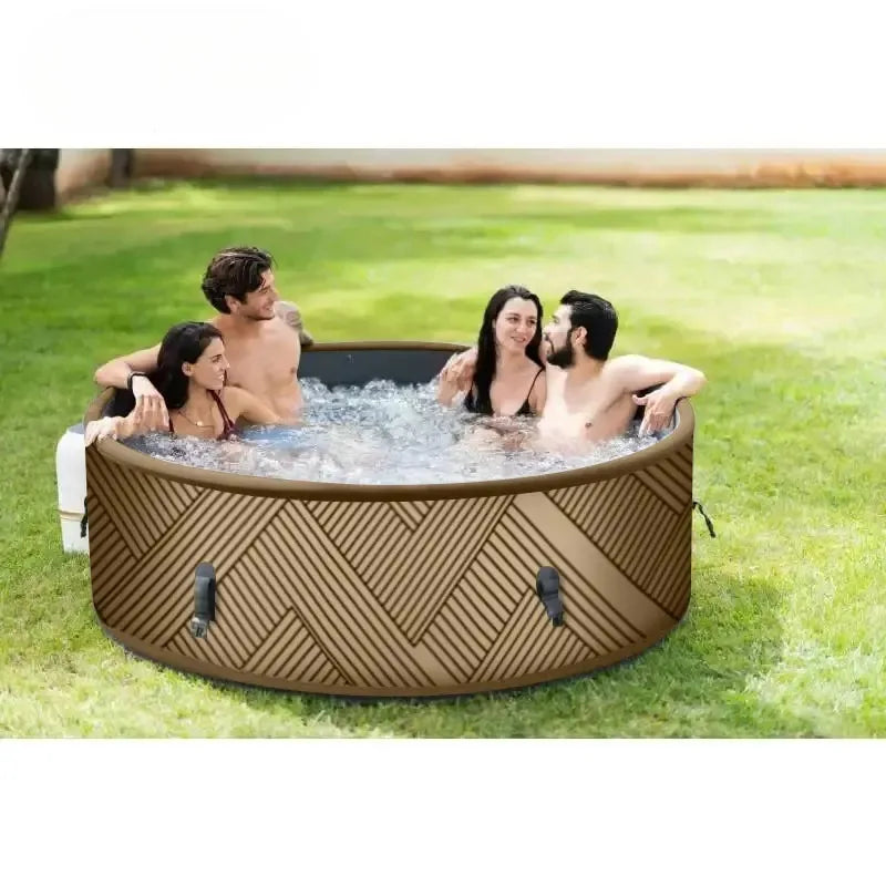 180cm X 65cm and 208cm X 70cm SPA TUB 840L/H Portable Spa Pool Inflatable Jacuzzis Outdoor Spa Bathtub Eco-Friendly Waterproof