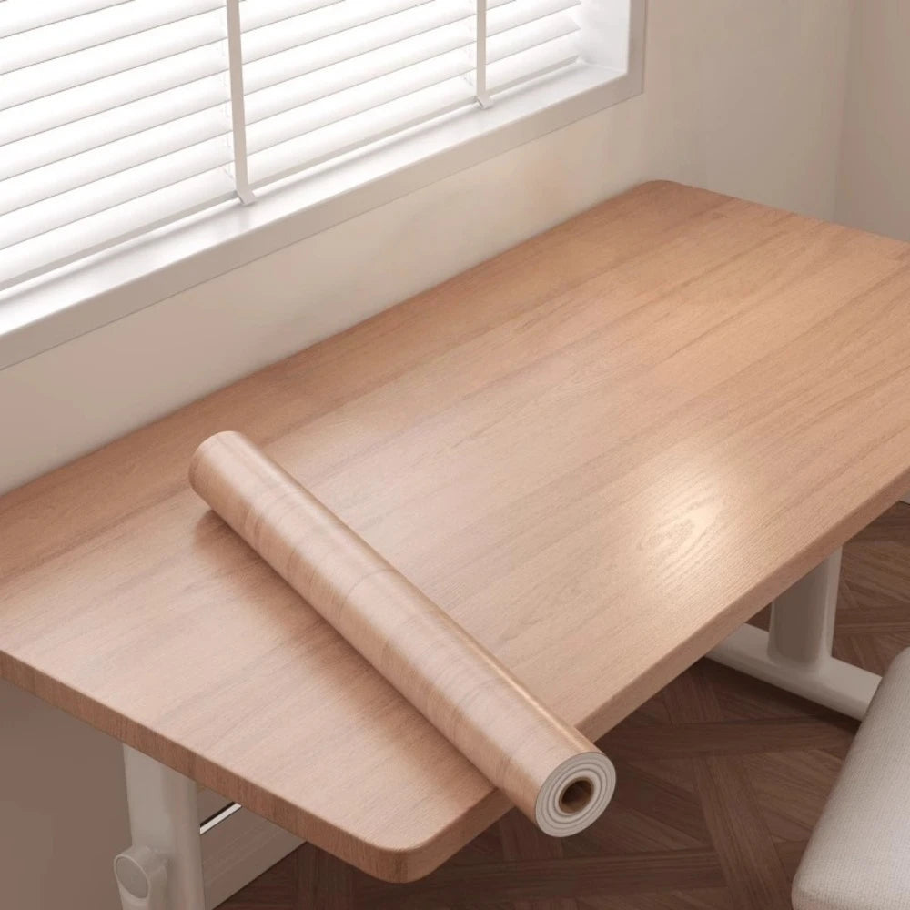 1pc 15.75inX118.11in DIY Self Adhesive Waterproof PVC Wallpaper Renovation Cabinets Furniture Wall Sticker Home Decor Sticky