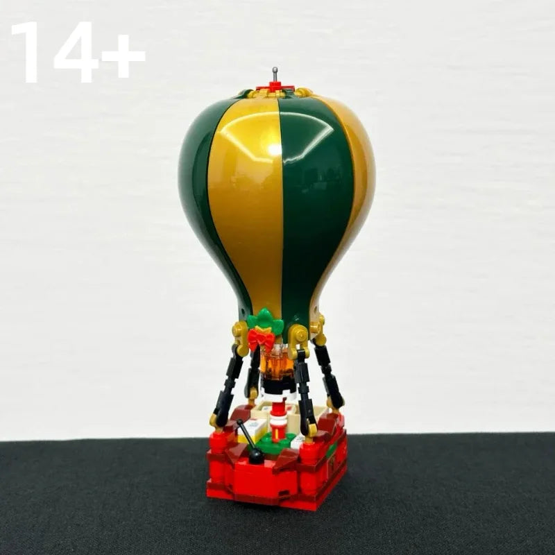 Xmas Decor 1440PCS FIT 10339 Santa's Post Office Building Blocks Assembly Winter Architecture Model Bricks Toy Christmas Gift