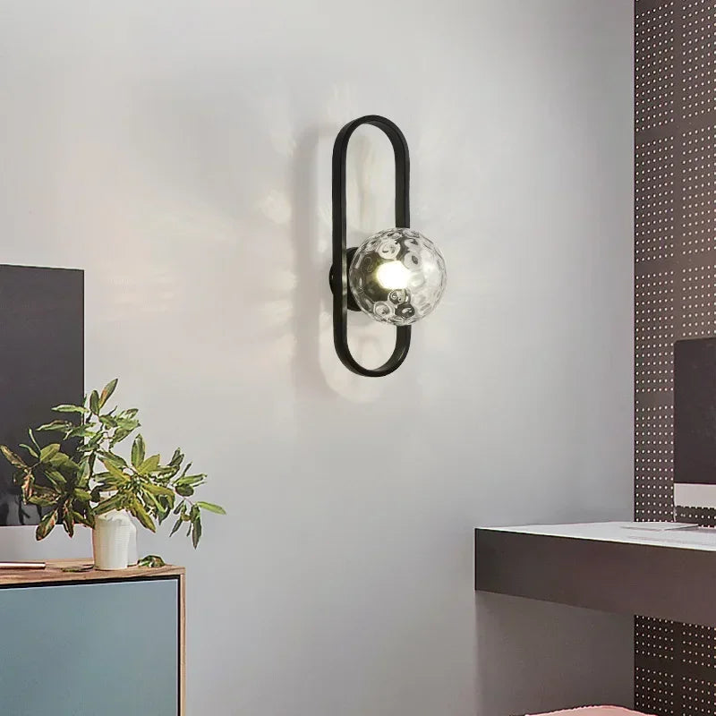 LED Wall Lamp For Luxury Living Room Bedroom Bedside Corridor Aisle Light Hotels Background Home Decorative Wall Sconce 12W