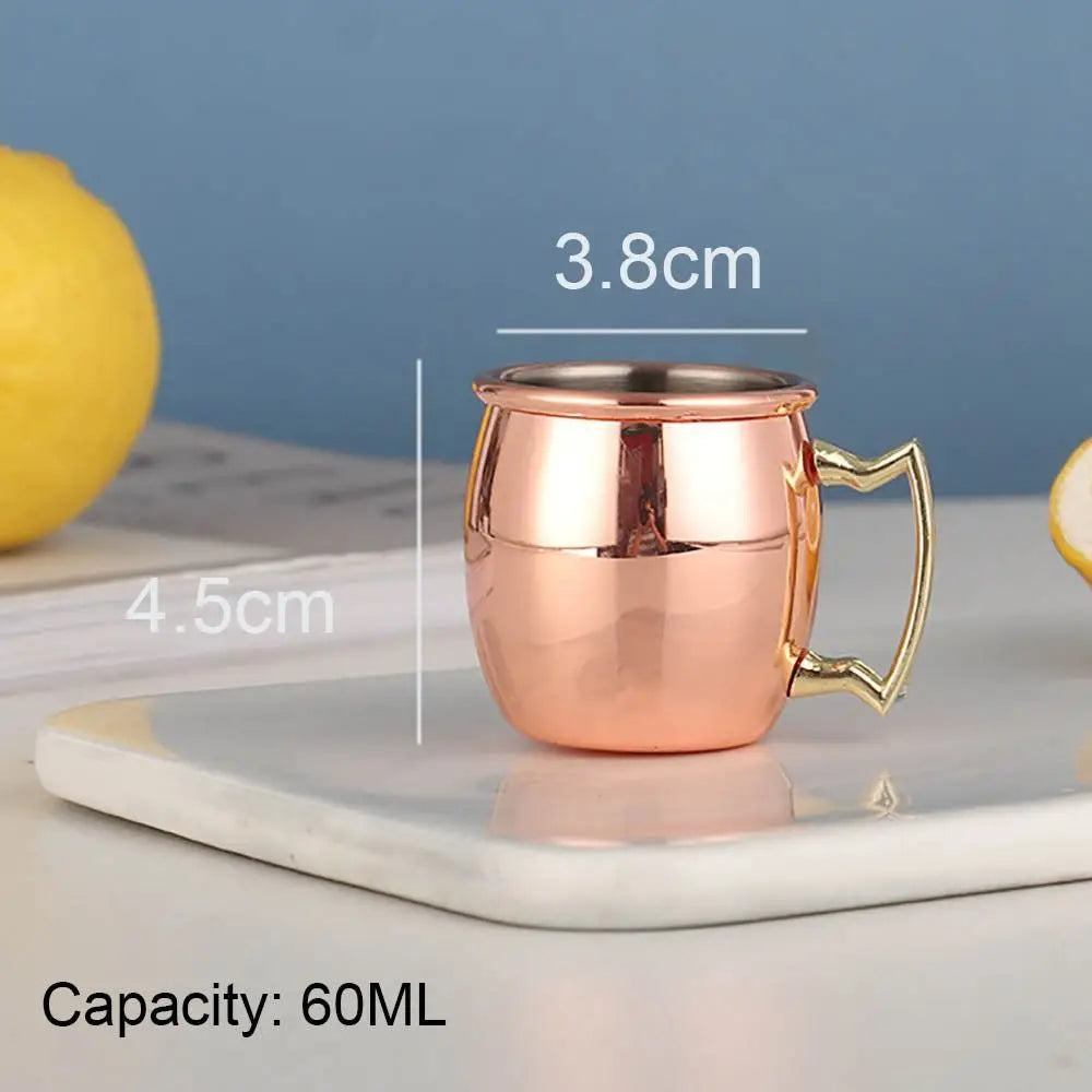 500ml Pure Copper Cup Handcrafted Moscow Mule Moscow Mule Mugs Brushed Appearance Thickened Mug Cup Mules Cocktails Coffee Beer