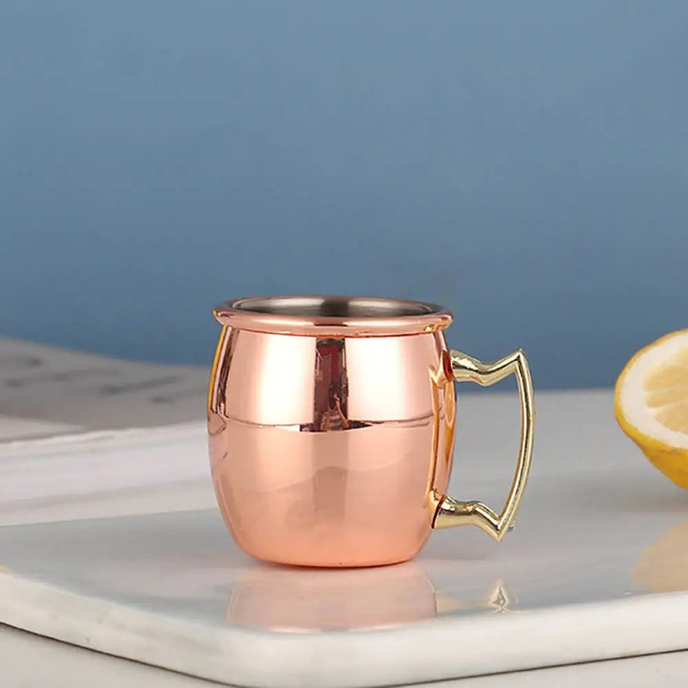 500ml Pure Copper Cup Handcrafted Moscow Mule Moscow Mule Mugs Brushed Appearance Thickened Mug Cup Mules Cocktails Coffee Beer