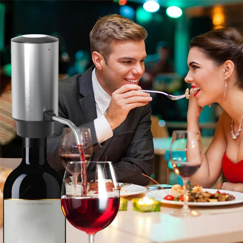 VELIF-Wine Aerator Electric Wine Decanter Automatic Wine Aerator, Wine Dispenser With USB For Wine Enthusiasts And Own Use