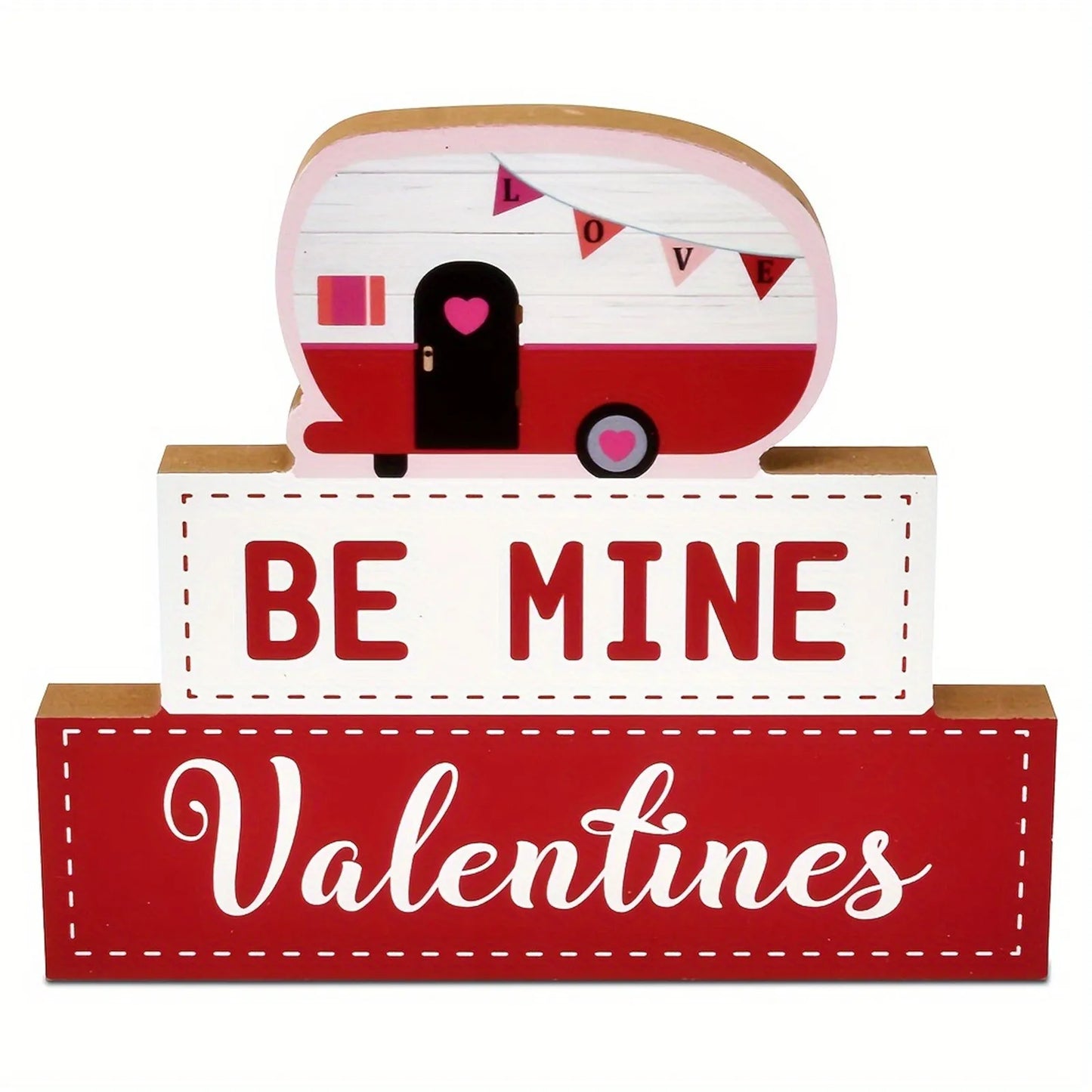 Valentine's Day "LOVE" Letter Ornaments Home Decoration Craft Gift Valentines Day Desktop Ornaments Bar Party Decoration Props