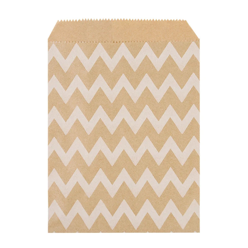 25/50pcs 13x18cm Thank You Kraft Paper Candy Bags Wedding Favors Biscuit Packaging Bag For Guest Birthday Party Decor Gift Pouch