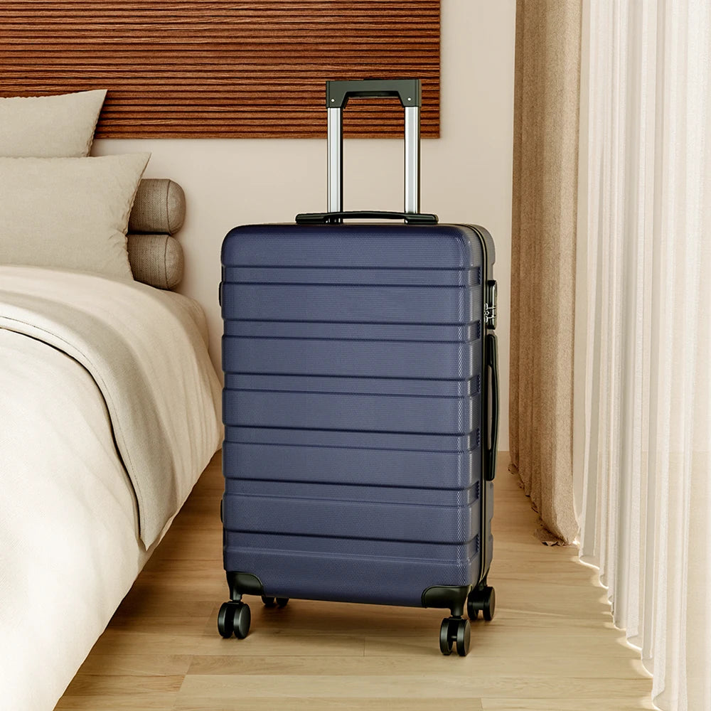 【Sheonly】Hardshell Rolling Luggage Trolley Travel Case, 20" 