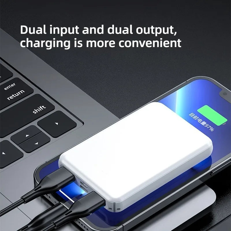 Powerbank 20000mAh Power Bank for Phone Portable Charger 5V 2A Fast Charging Battery for Heating Vest Jacket Scarf Socks Gloves