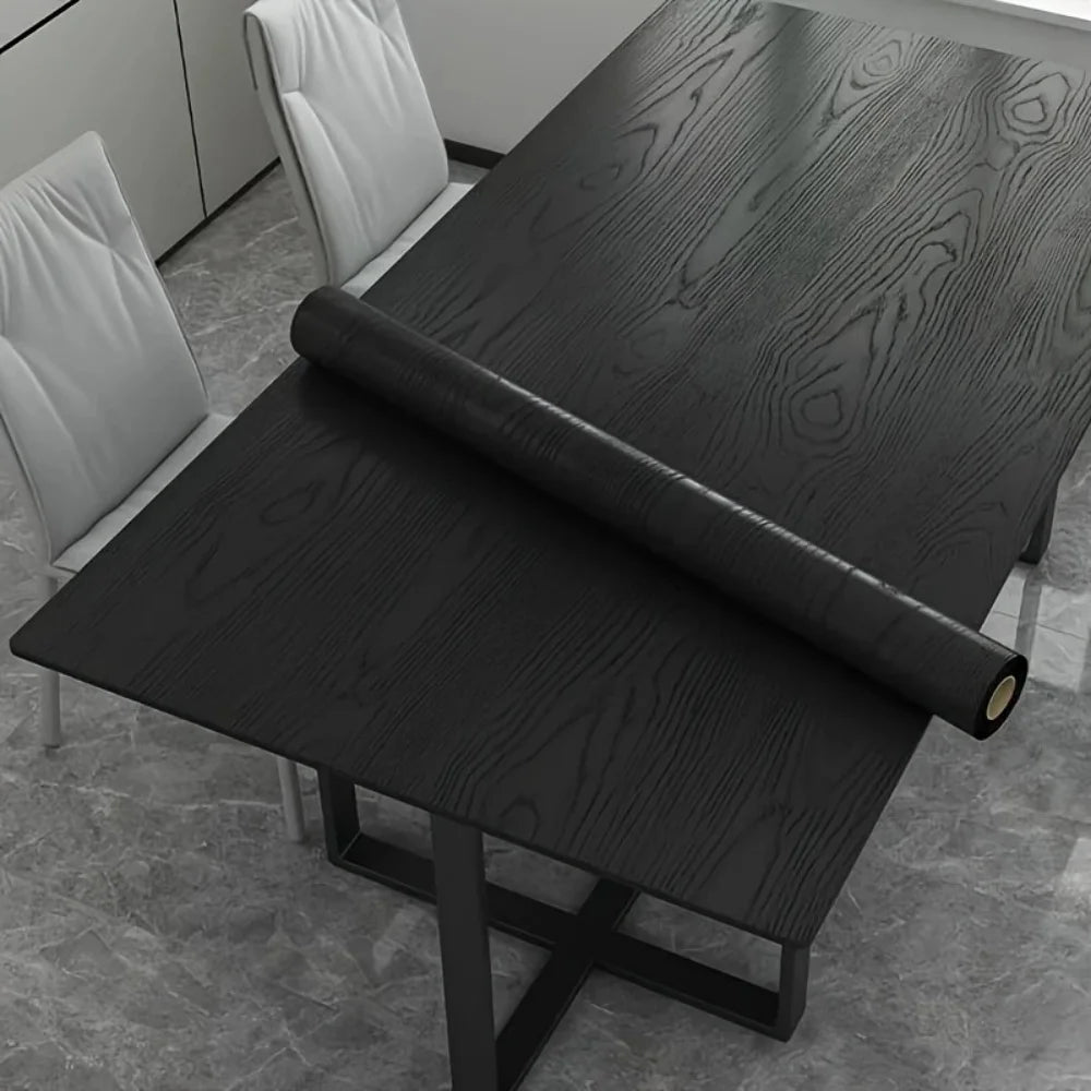 1pc 15.75inX118.11in DIY Self Adhesive Waterproof PVC Wallpaper Renovation Cabinets Furniture Wall Sticker Home Decor Sticky