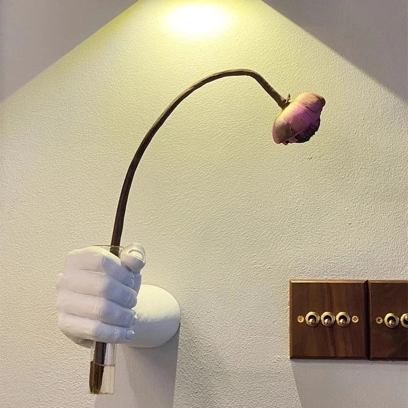 Wall Vase Modern Living Room Decoration Vases Creative Art Accessories Design Vase Aesthetic Home Ornament Vases Small Sculpture