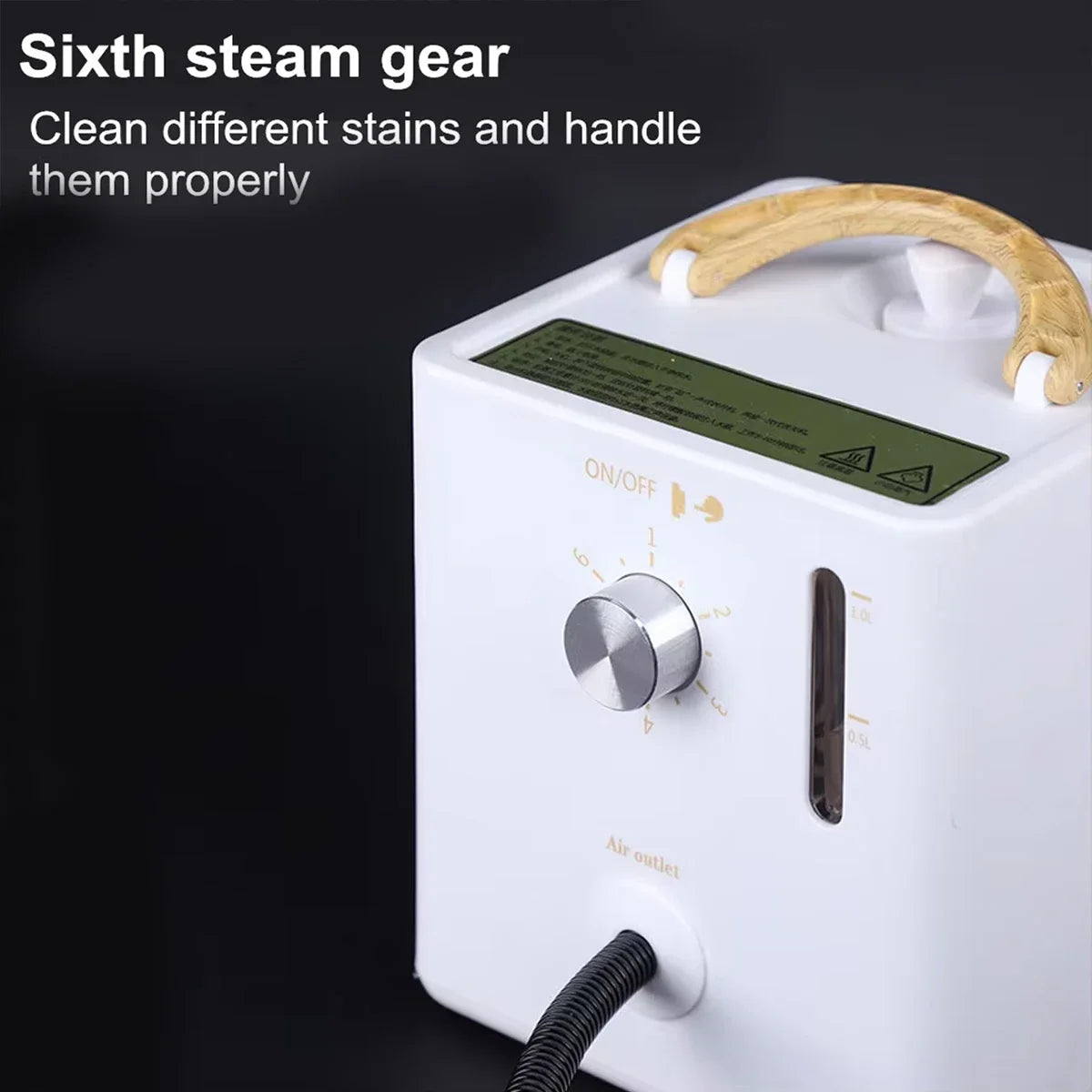 2600W High Temperature and Pressure Steam Cleaner 1000ml Large Water Tank 6 - Speed Adjustable Pressure Steam Cleaning Machine