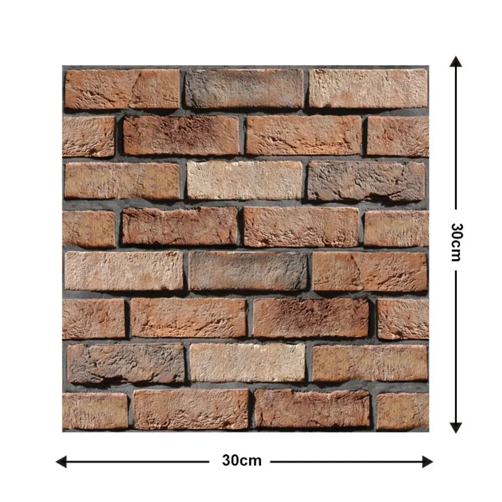 Waterproof Bedroom Brick Design Wallboard Renovation Background Wallpaper 3D Wallpaper For Wall Decoration Wall Decal