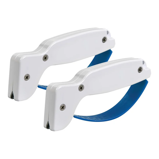 ABKO-2Pack Kitchen Knifes Sharpener Handheld Carbide Tipped Blade Sharpener Sharpens Knives & Scissors