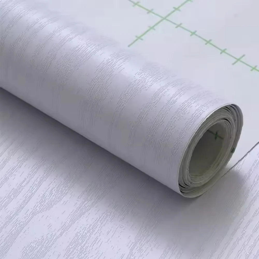 1pc 15.75inX118.11in DIY Self Adhesive Waterproof PVC Wallpaper Renovation Cabinets Furniture Wall Sticker Home Decor Sticky