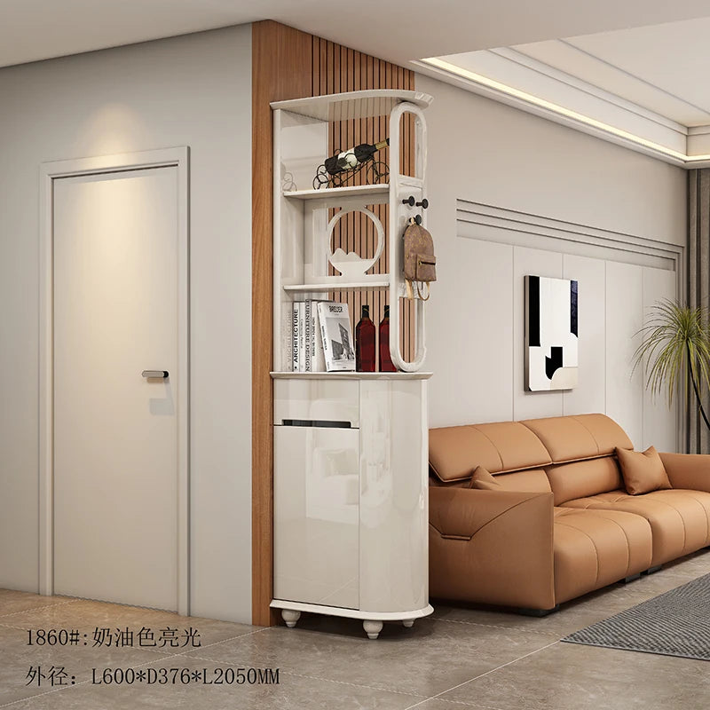 White Wine Drinks Display Cabinet Organizer Shelf Closet Curio Display Cabinet Storage Modern Woonkamer Kasten Furnitures