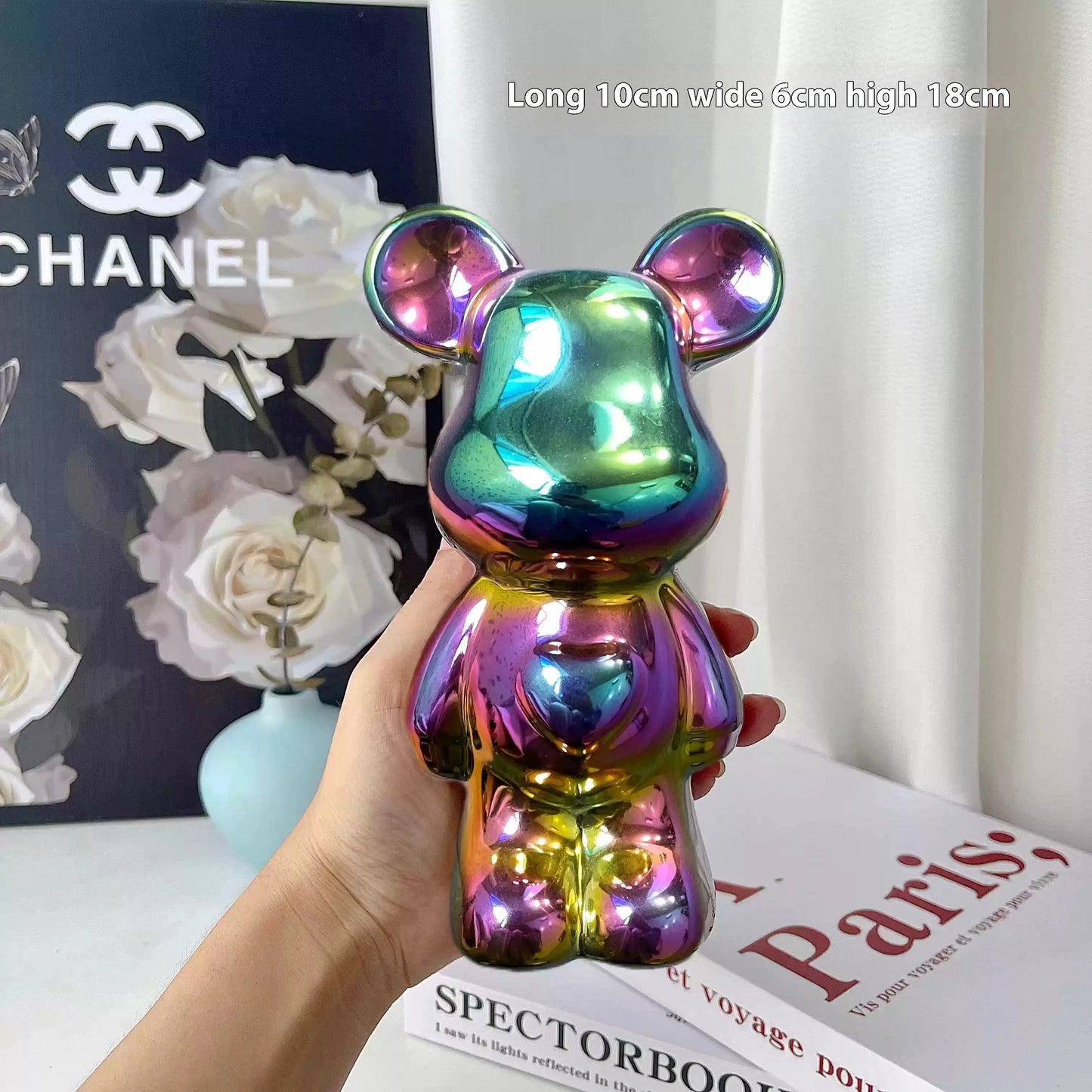 Light Luxury Bear Ornament, High-End Ceramic Living Room Foyer, Tv Cabinet, Piggy Bank, Home Decoration, Gift Giving
