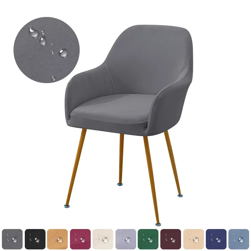 1PC Water Repellent Elastic Chair Cover Stretch High Armchair Covers Office Chairs Slipcover Seat Cover for Hotel Dining Room