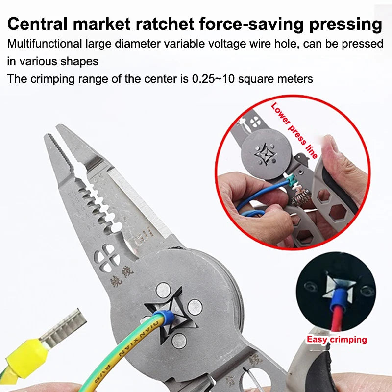 A Must-Have Tool for Electricians: Multifunctional Pliers for Cable Repair and Installation Tasks