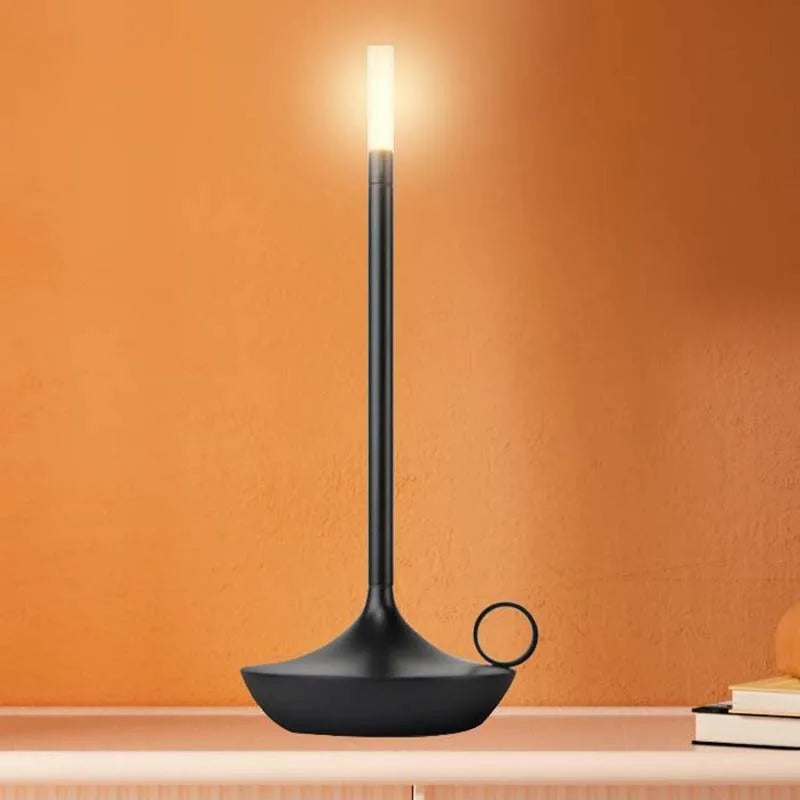 Luxury Style Decorative Lamp  Atmosphere Desk Light for Bedroom Bedside USB Portable Wireless Charging Warm Light Night Light