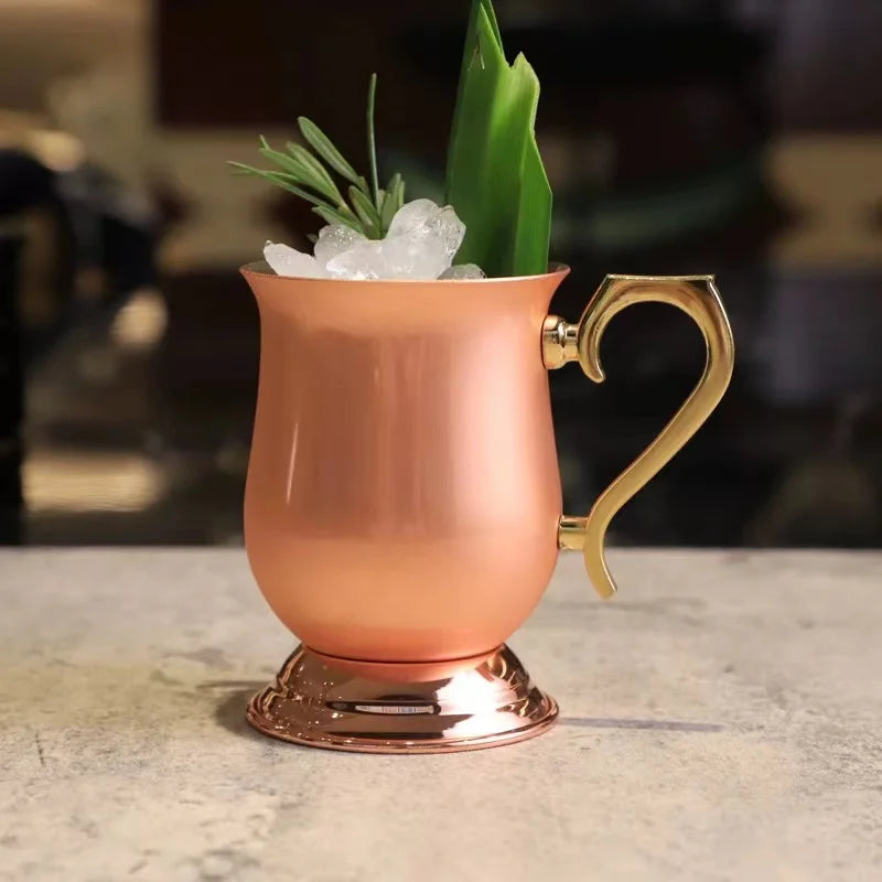 340ml Moscow Mule Mug Copper Plated Mug Blue Blazer Mugs Cocktail Mug