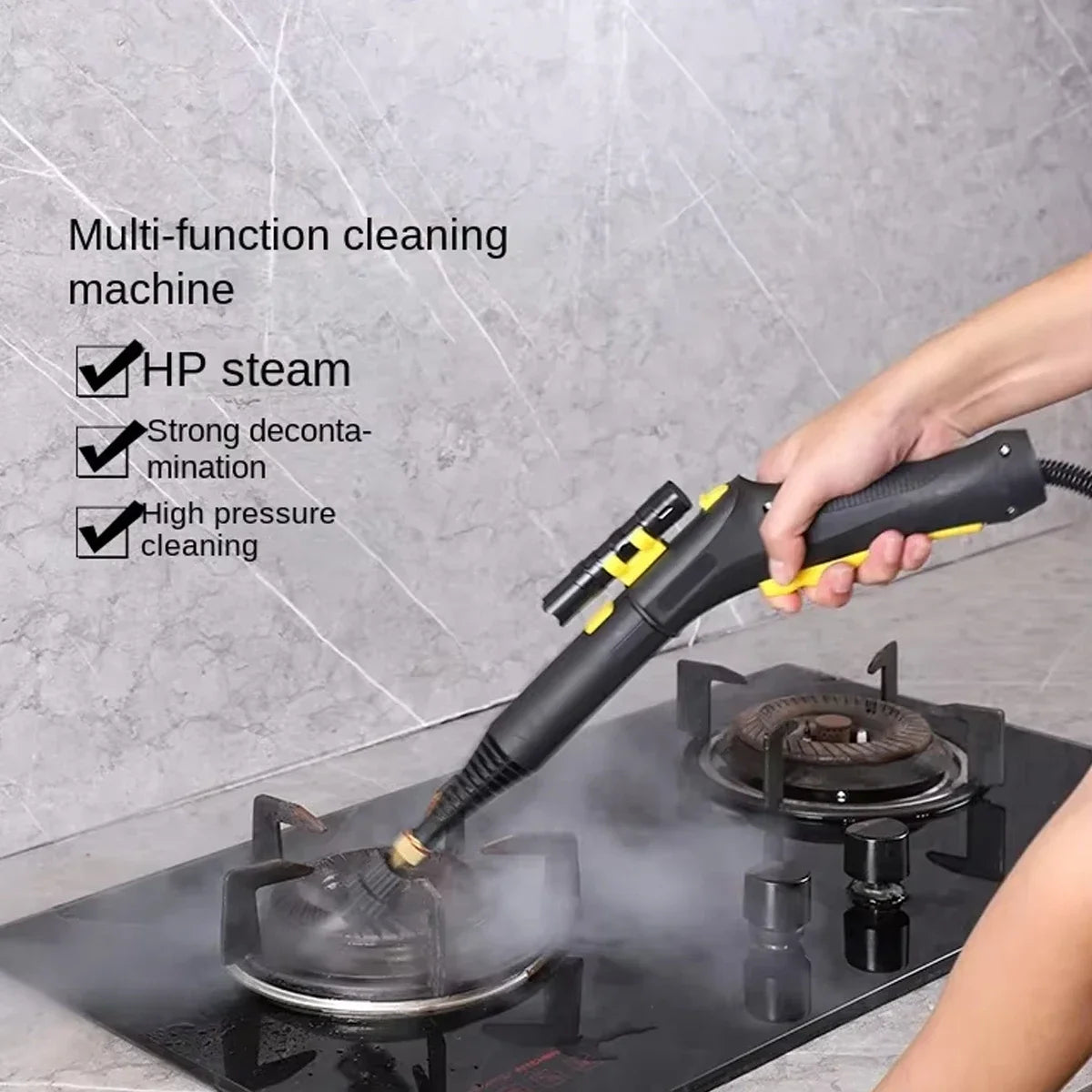 2600W High Temperature and Pressure Steam Cleaner 1000ml Large Water Tank 6 - Speed Adjustable Pressure Steam Cleaning Machine