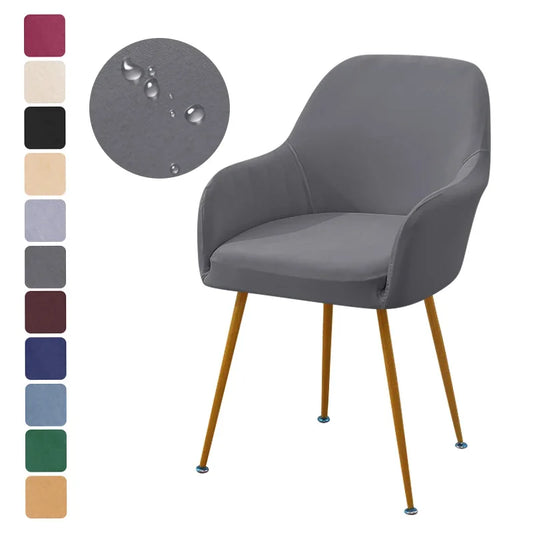 1PC Water Repellent Elastic Chair Cover Stretch High Armchair Covers Office Chairs Slipcover Seat Cover for Hotel Dining Room