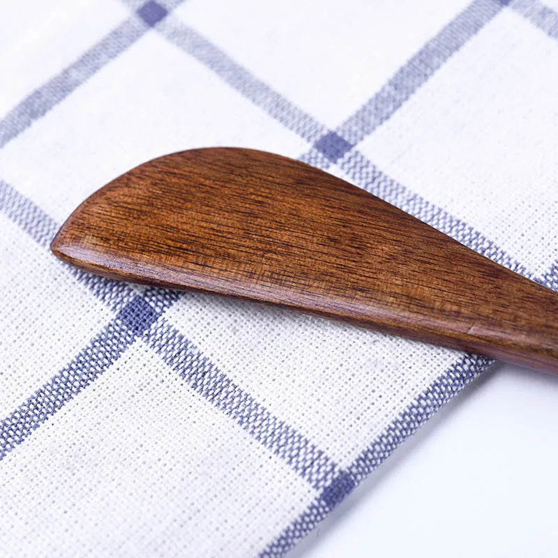 Solid Wood Jam Knifes Butter Knife Natural Bread Cake Knife Smooth Wooden Tableware Kitchen accessories нож для масла