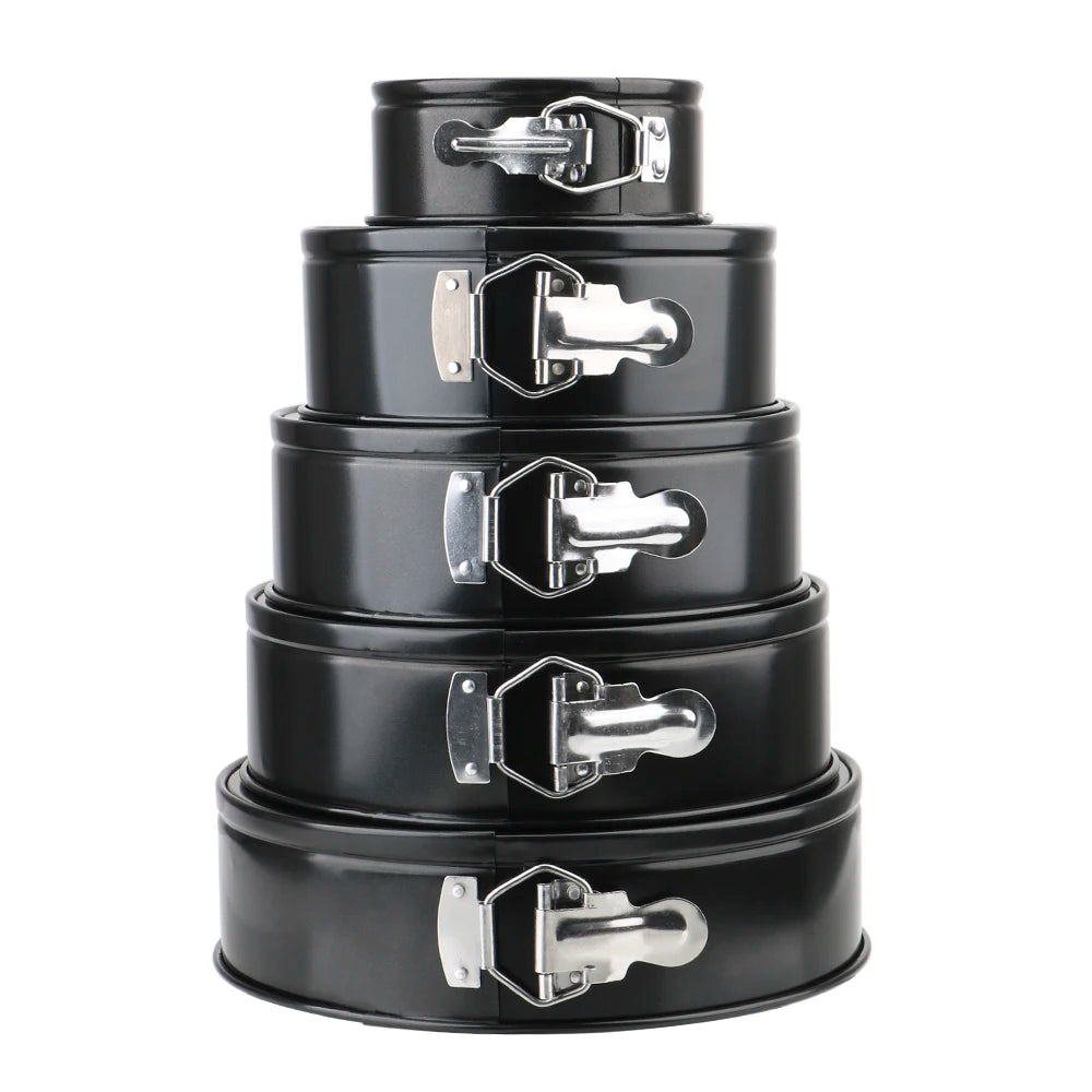 Removable Bottom Kitchen Accessories Carbon Steel Cakes Molds Round Cake Pan Bakeware Non-Stick Metal Bake Mould