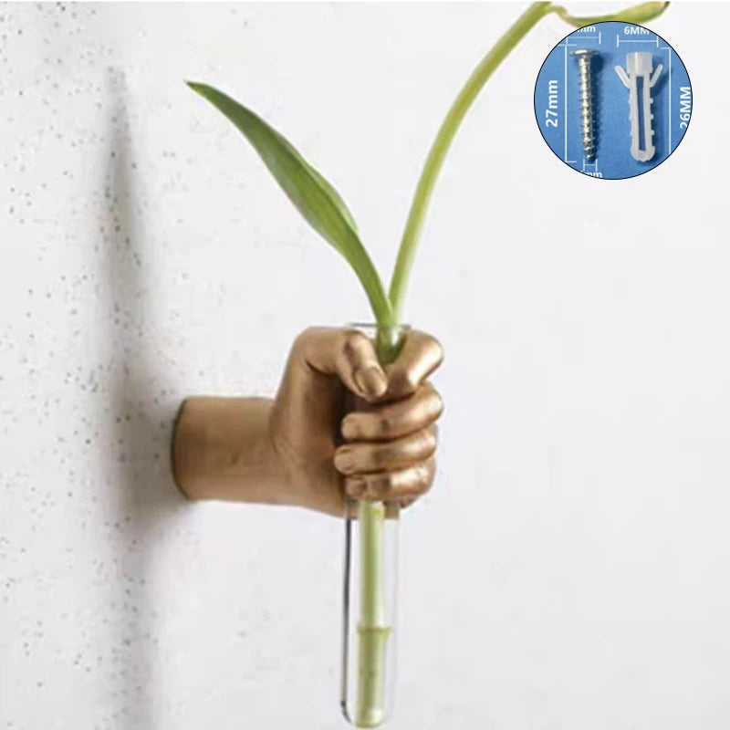 Wall Vase Modern Living Room Decoration Vases Creative Art Accessories Design Vase Aesthetic Home Ornament Vases Small Sculpture